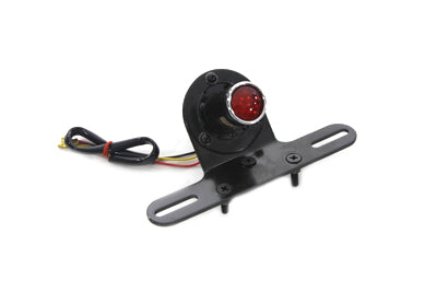 Black 1 inch Round Tail Lamp