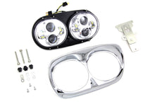 Load image into Gallery viewer, Chrome Dual LED Headlamp Unit