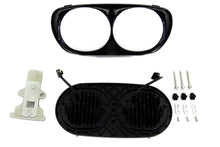 Load image into Gallery viewer, Black Dual LED Headlamp Unit