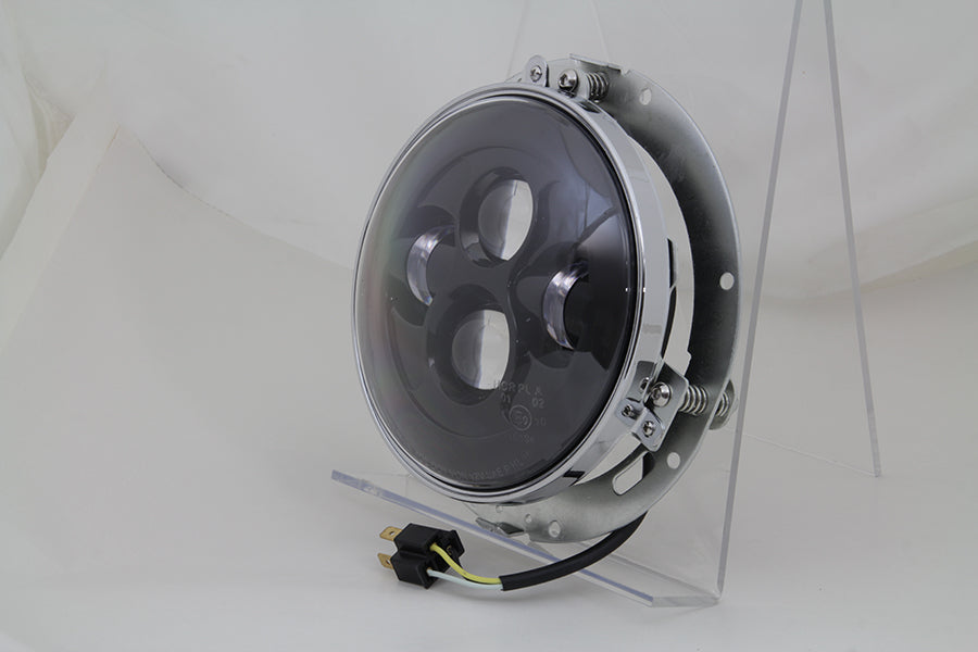 7 inch LED Headlamp Assembly Gloss Black