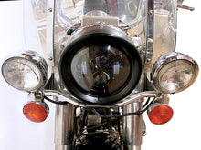 Load image into Gallery viewer, Outer Headlamp Black Frenched Trim Ring with Visor