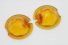 Load image into Gallery viewer, Tail Lamp Lens Set Faceted Amber