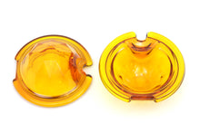 Load image into Gallery viewer, Tail Lamp Lens Set Faceted Amber