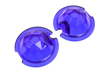 Load image into Gallery viewer, Blue Faceted Tail Lamp Lens Set