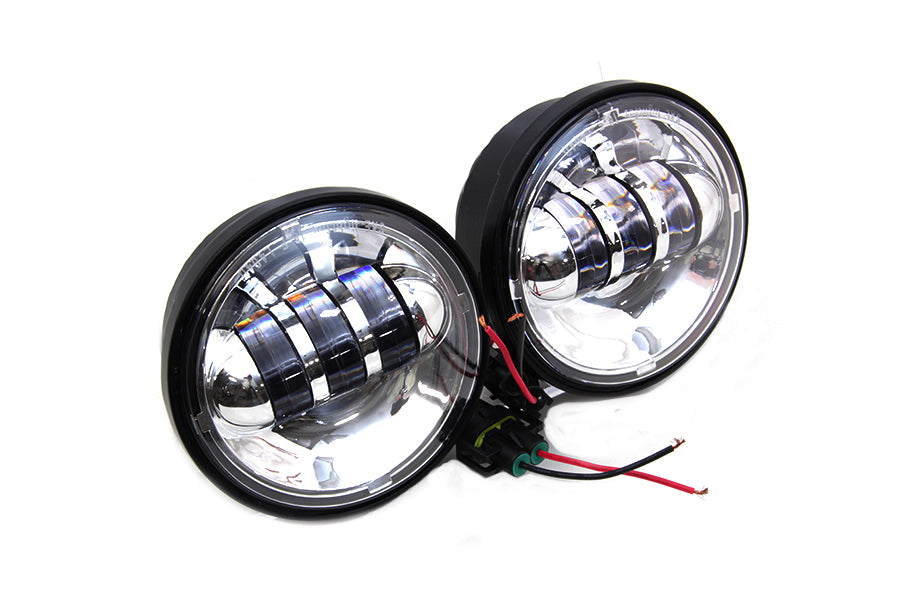 4-1/2 inch LED Spotlamp Assembly Chrome