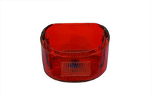 Load image into Gallery viewer, Tail Lamp Lens Laydown Style Red with Blue Dot