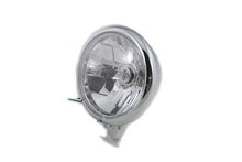 Load image into Gallery viewer, Chrome 5-3/4 inch Round Faceted Headlamp Assembly