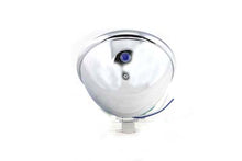 Load image into Gallery viewer, Chrome 5-3/4 inch Round Faceted Headlamp Assembly