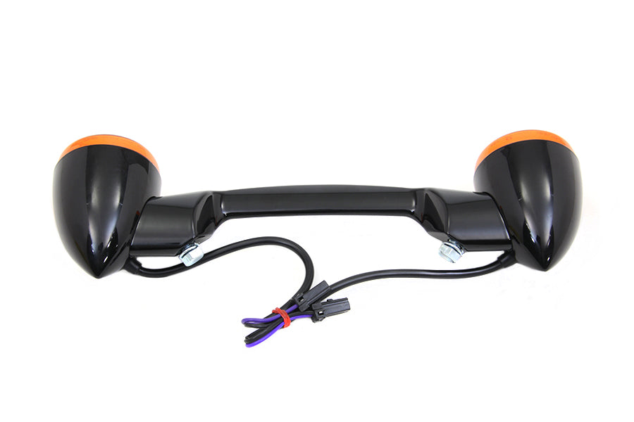 Black Revox Turn Signal Bar with Lamps