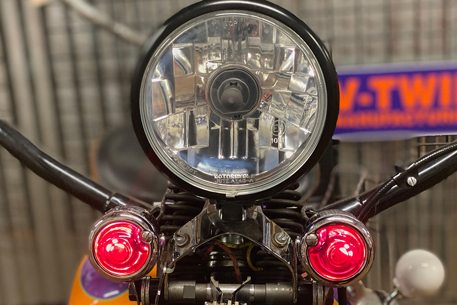 Replica Marker Lamp Lens Glass Bullet Style Red