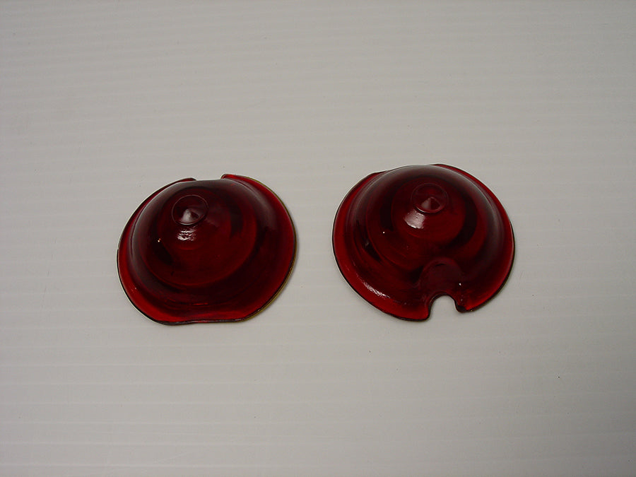 Replica Marker Lamp Lens Glass Bullet Style Red
