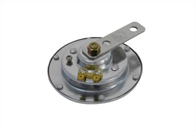 Round Horn 12 Volt Chrome 4 inch