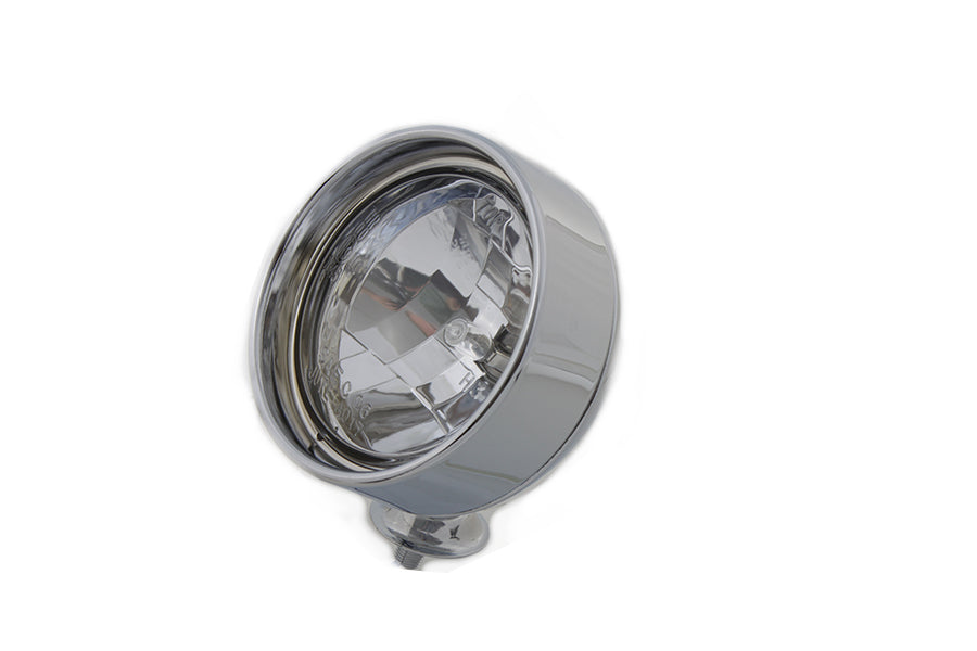 Chrome 4 inch Spotlamp with H-3 Bulb Inset Type