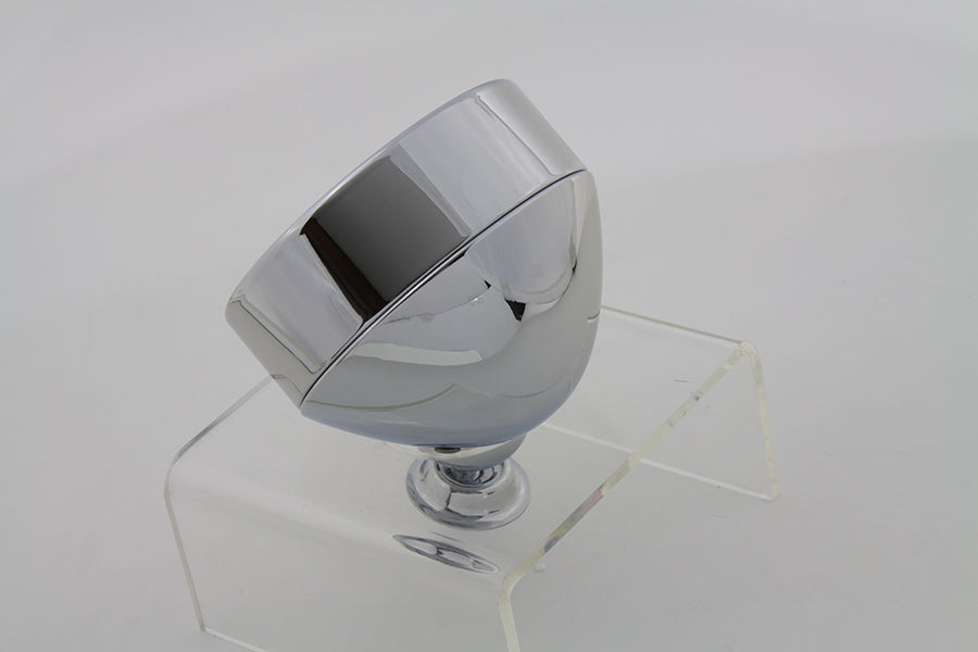 Chrome 4 inch Spotlamp with H-3 Bulb Inset Type