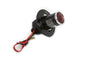 Black 1 inch Round Tail Lamp