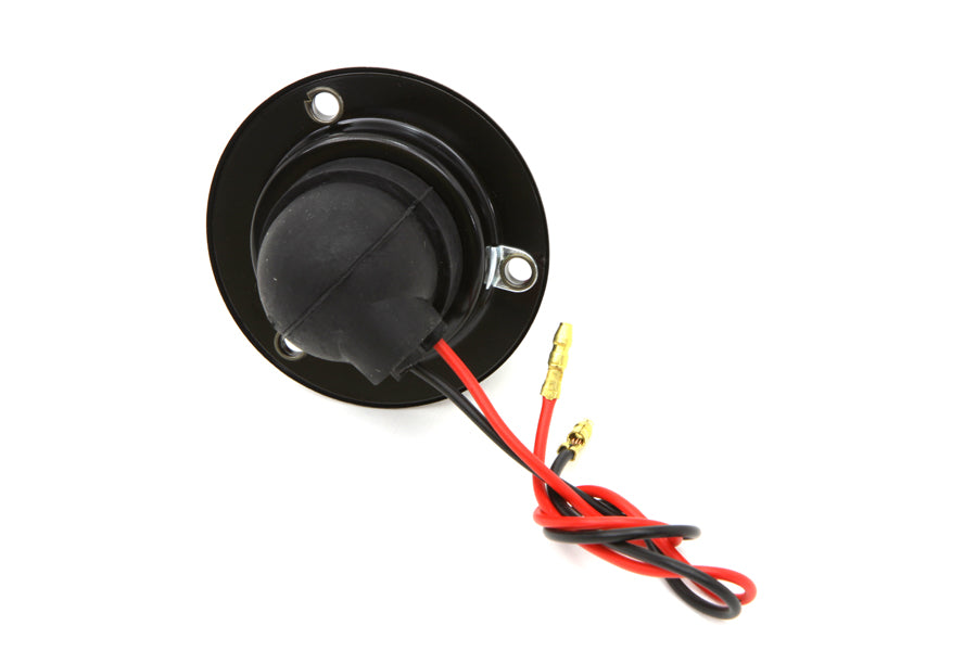 Black 1 inch Round Tail Lamp