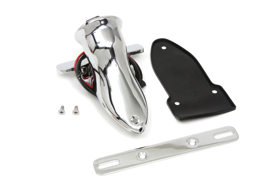 Bates Bobber Tail Lamp Assembly Chrome