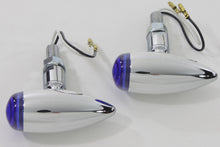 Load image into Gallery viewer, Mini LED Bullet Blue Lens Marker Lamp Set