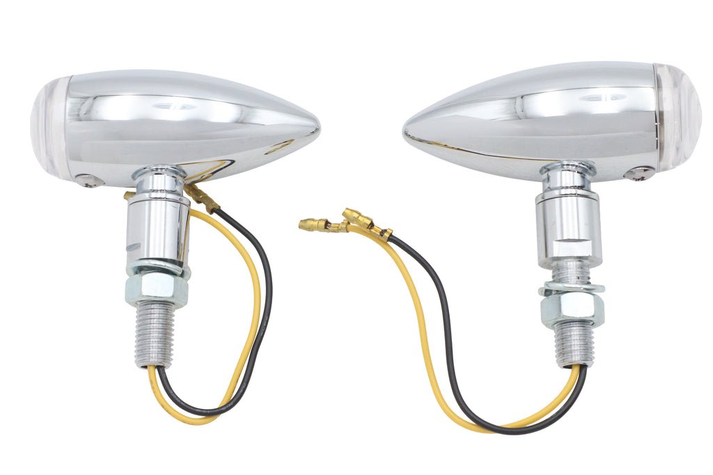 Mini LED Bullet Clear Lens Marker Lamp Set