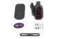 Tombstone Style Tail Lamp Assembly Matte Black