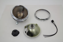 Load image into Gallery viewer, 7 inch Round Chrome Vintage Style Headlamp