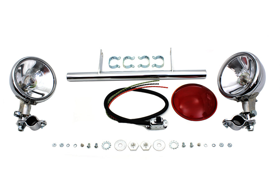 Chrome Spring Fork Spotlamp Kit