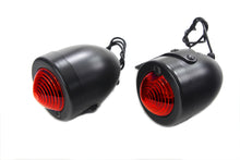 Load image into Gallery viewer, Black Replica Red Bullet Marker Lamp Set