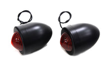 Load image into Gallery viewer, Black Bullet Marker Lamp Red Single Filament