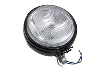 Load image into Gallery viewer, 5-3/4 inch Round Stock Type Black Headlamp