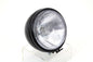 5-3/4 inch Round Stock Type Black Headlamp