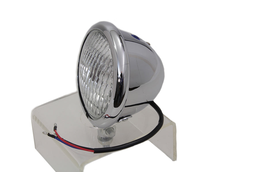 Chrome 4-1/2 inch Spotlamp Assembly
