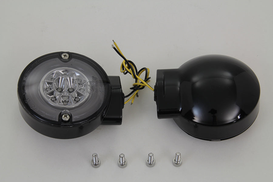 Black LED Turn Signal Set Rear