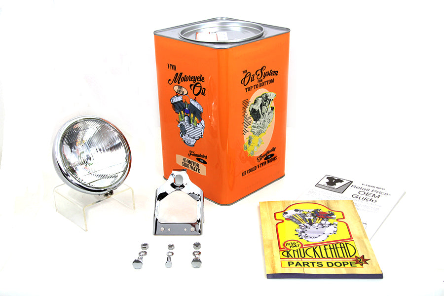 Spring Fork Headlamp Assembly Chrome