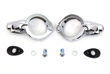 Load image into Gallery viewer, Chrome Turn Signal Relocation Kit 49mm Forks
