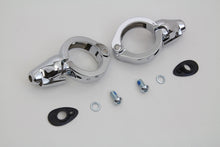 Load image into Gallery viewer, Chrome Turn Signal Relocation Kit 49mm Forks