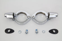 Load image into Gallery viewer, Chrome Turn Signal Relocation Kit 49mm Forks