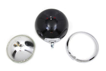 Load image into Gallery viewer, Black 7 inch K Headlamp with Chrome Rim