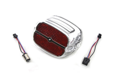 Chrome Tail Lamp with Red LED