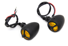 Load image into Gallery viewer, Black Torpedo Bullet Style Marker Lamp Set