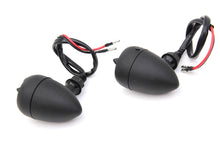 Load image into Gallery viewer, Black Torpedo Bullet Style Marker Lamp Set