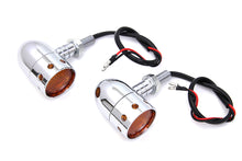 Load image into Gallery viewer, Chrome Bullet Marker Lamp Set