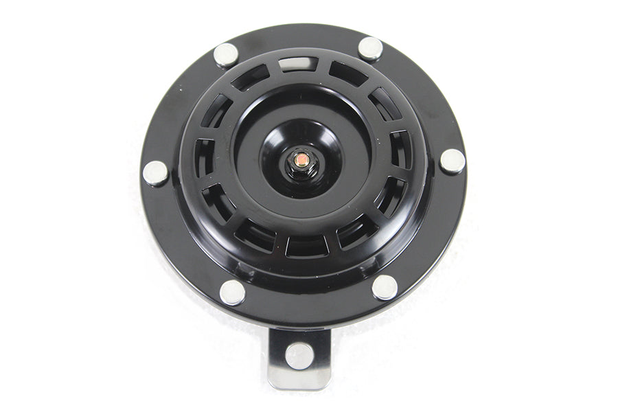 Black 4-1/2 inch Horn 12 Volt