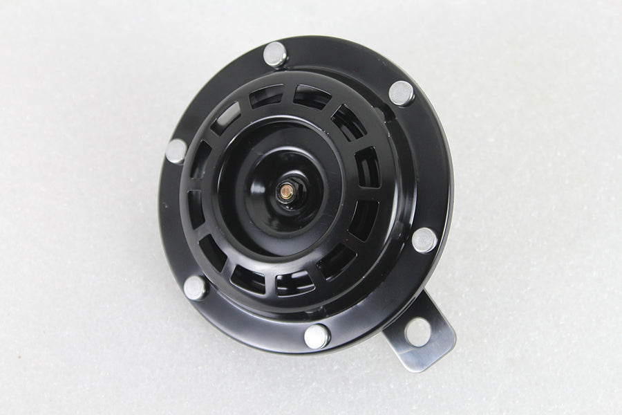 Black 4-1/2 inch Horn 12 Volt