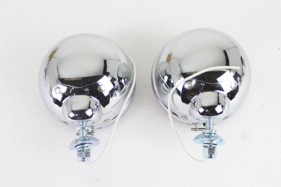 Red and Blue Police Spotlamp Set
