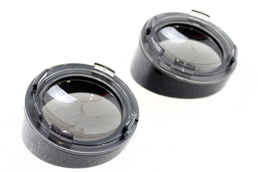 Deuce Style Turn Signal Visor Set Smoke