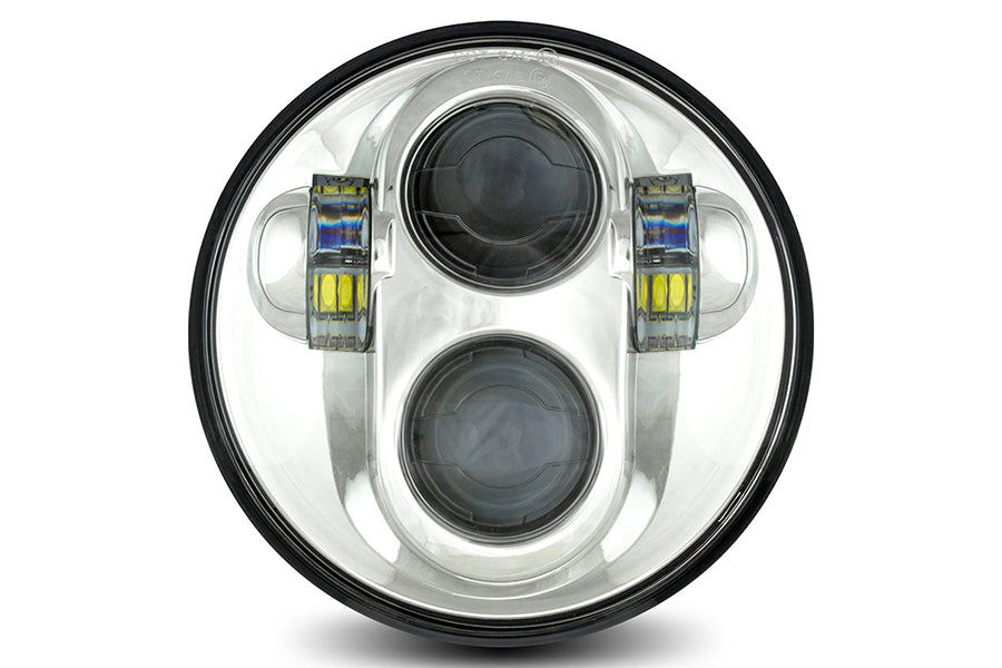 Cyron Urban 5-3/4 inch LED Headlamp Unit Chrome