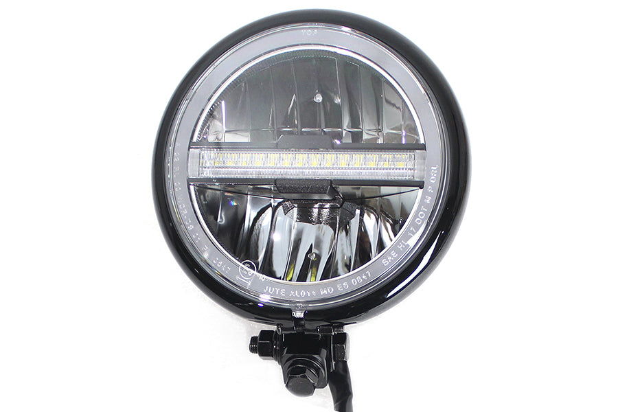 5-3/4 inch Bates Style LED Headlamp Black