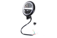 Load image into Gallery viewer, 5-3/4 inch Bates Style LED Headlamp Black
