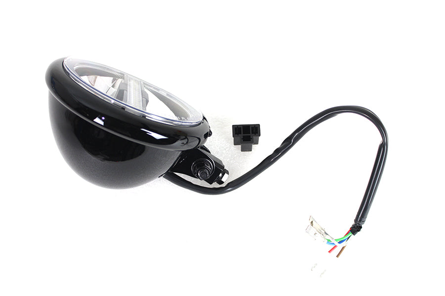 5-3/4 inch Bates Style LED Headlamp Black