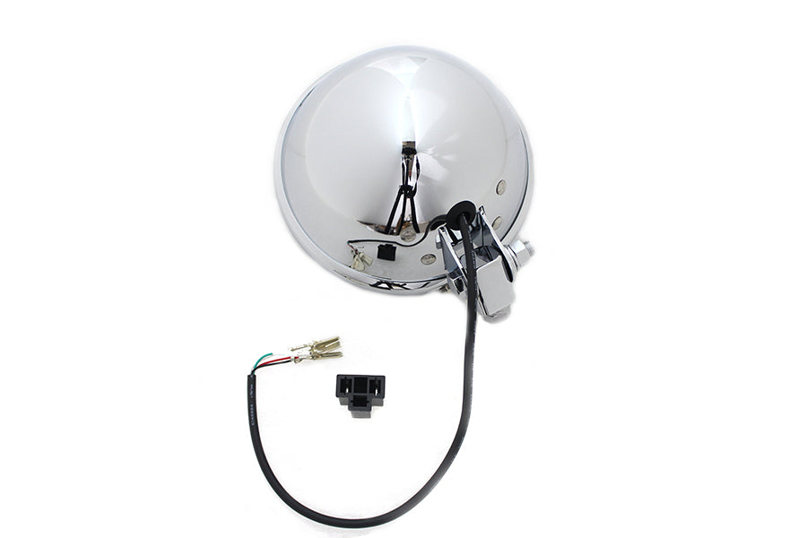5-3/4 inch Bates Style LED Headlamp Chrome